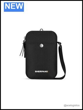 Anti-Theft RFID Crossbody Sling Vegan Recycled Nylon Travel Wallet Purse